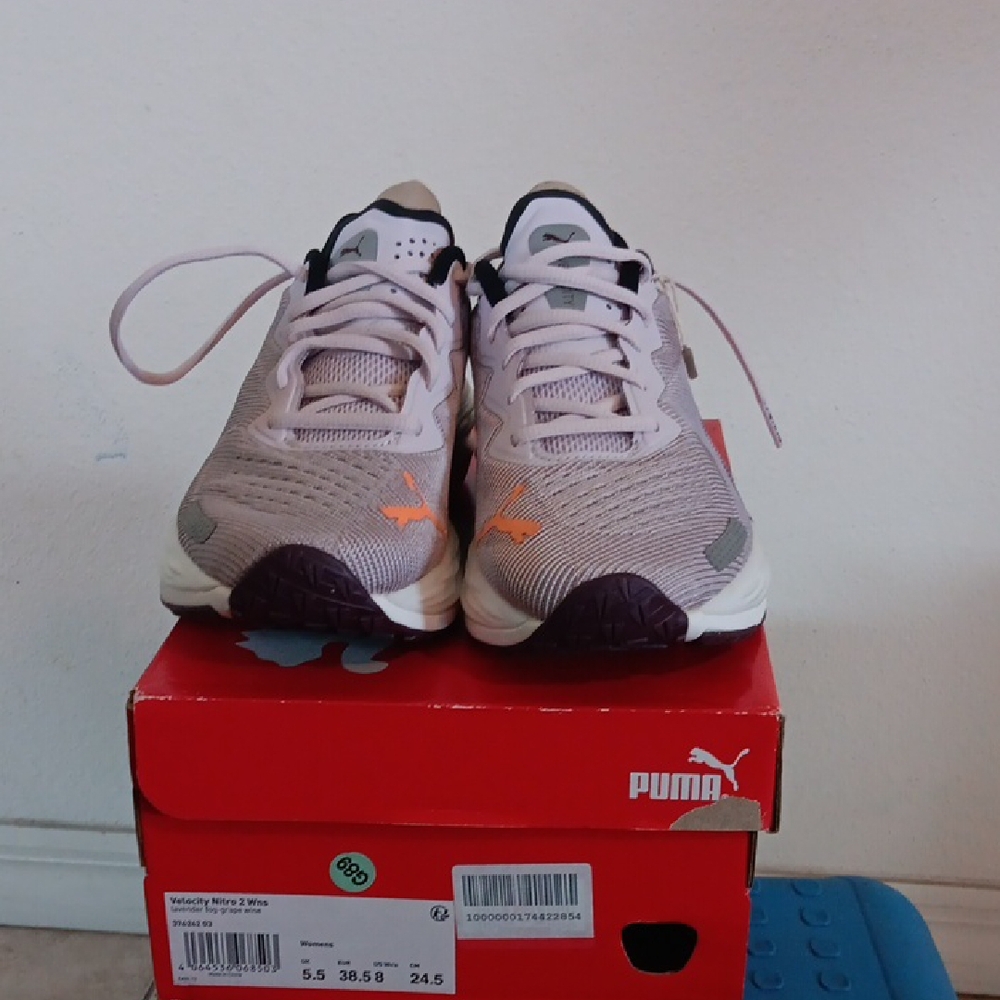 PUMA Kids Shoes - Gray and Orange